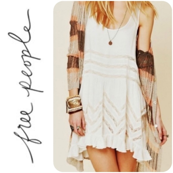 Free People Tops - Intimately Free People Voile & Lace trapeze slip